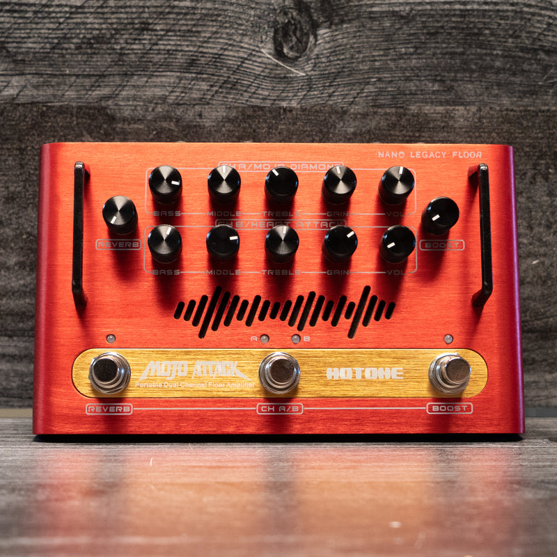 hotone mojo attack pedal amp Hotone NLF-2 Nano Legacy Mojo Attack Dual Channel Floor Amplifier (USED)