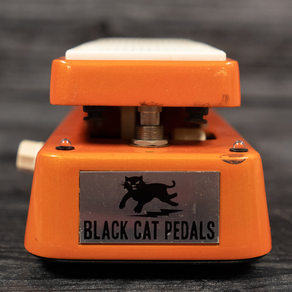 Black Cat Monster K-Fuzz Wah (Candy Orange Sparkle + White Creamsicle)