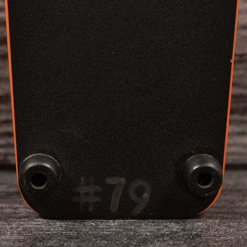 Black Cat Monster K-Fuzz Wah (Candy Orange Sparkle + White Creamsicle)