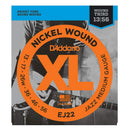 D'Addario EJ22 XL Nickel Wound Electric Guitar Strings - 13-56 Jazz Medium Wound 3rd