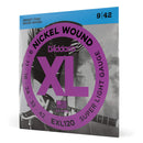 D'Addario EXL120 XL Nickel Wound Electric Guitar Strings - 9-42 Super Light