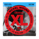 D'Addario EXL145 XL Nickel Wound Electric Guitar Strings - 12-54 Heavy Plain 3rd