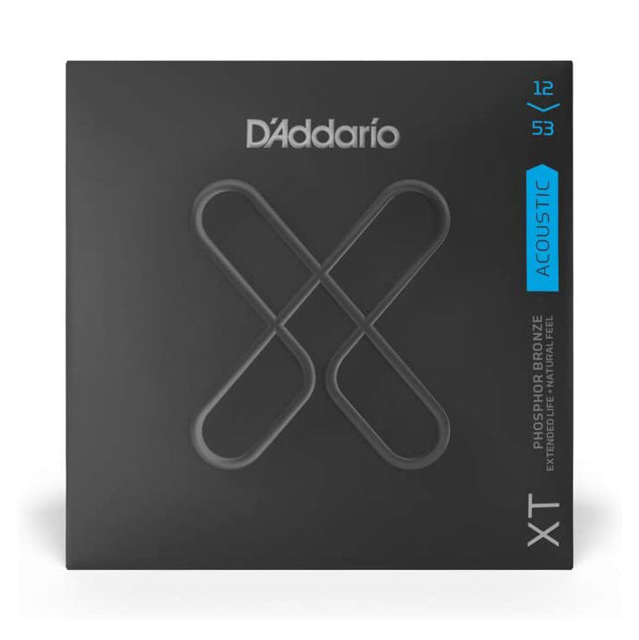 D'Addario XT Acoustic Phosphor Bronze Strings Light 12-53