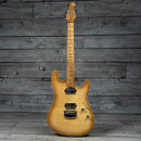 Ernie Ball Music Man Sabre Guitar HH Trem - Honey Suckle - Roasted Figured Maple/Maple