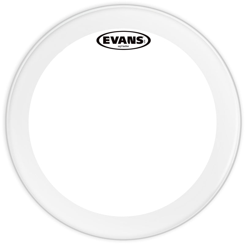 Evans EQ3 Clear Bass Head, 20"