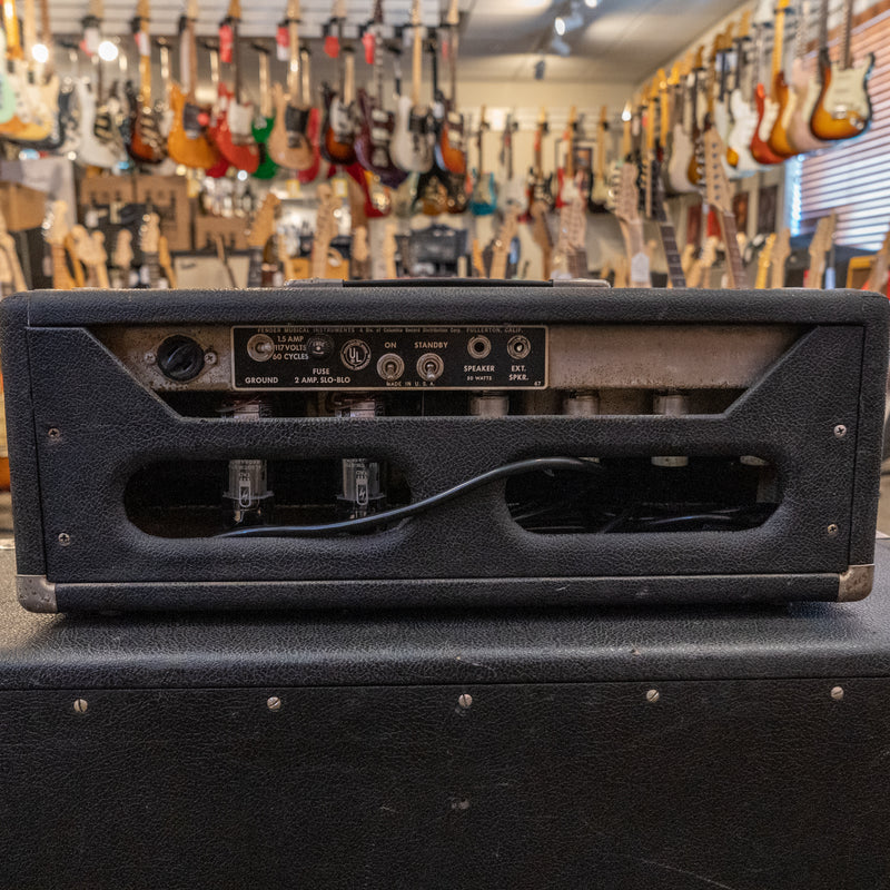 1965 Fender Bassman Head & 2x12 Piggyback Cabinet