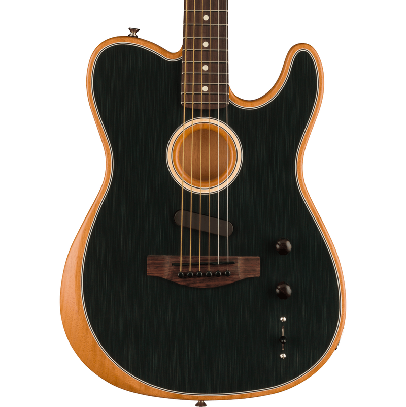 Fender Acoustasonic Player Telecaster - Rosewood Fingerboard, Brushed Black