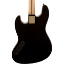 Fender Aerodyne Jazz Bass - Rosewood Stained Fingerboard, Black, No Pickguard
