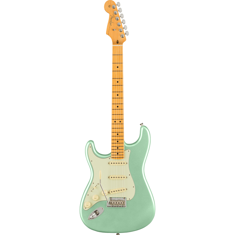 Fender American Professional II Stratocaster Left-Hand - Maple Fingerboard, Mystic Surf Green