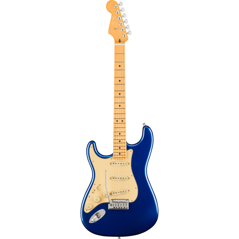 Fender American Ultra Stratocaster Left-Hand - Maple Fingerboard, Cobra Blue