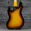 Fender Custom Shop Limited Edition 1960 Jazz Bass Relic - 3 Tone Sunburst