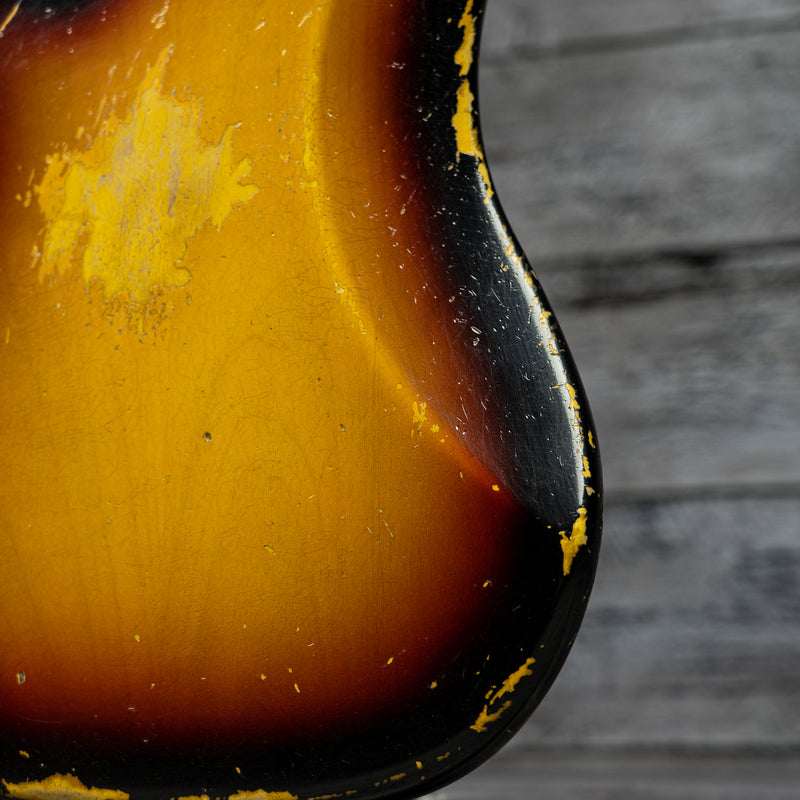 Fender Custom Shop Limited Edition '60s Precision Bass Heavy Relic - 3 Tone Sunburst