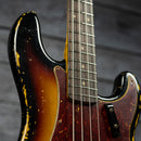 Fender Custom Shop Limited Edition '60s Precision Bass Heavy Relic - 3 Tone Sunburst