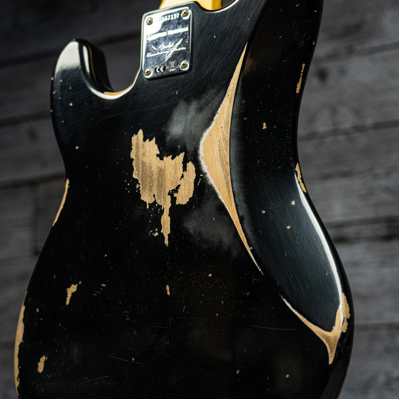 Fender Custom Shop Limited Edition '60 Precision Bass Heavy Relic - Aged Black