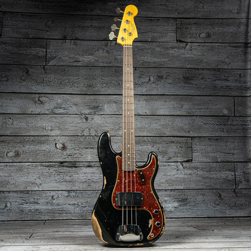 Fender Custom Shop Limited Edition '60 Precision Bass Heavy Relic - Aged Black