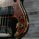 Fender Custom Shop Limited Edition '60 Precision Bass Heavy Relic - Aged Black