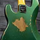 Fender Custom Shop Limited Edition '60 Precision Bass Heavy Relic - Aged Sherwood Green Metallic