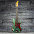 Fender Custom Shop Limited Edition '60 Precision Bass Heavy Relic - Aged Sherwood Green Metallic