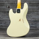 Fender Custom Shop Limited Edition '60 Jazz Bass Relic - Aged Olympic White