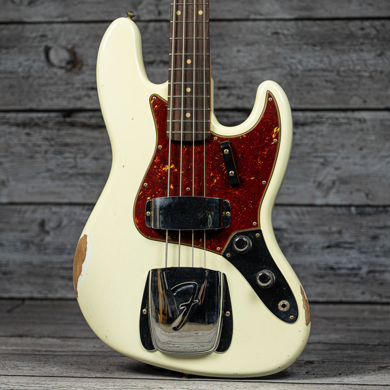 Fender Custom Shop Limited Edition '60 Jazz Bass Relic - Aged Olympic White
