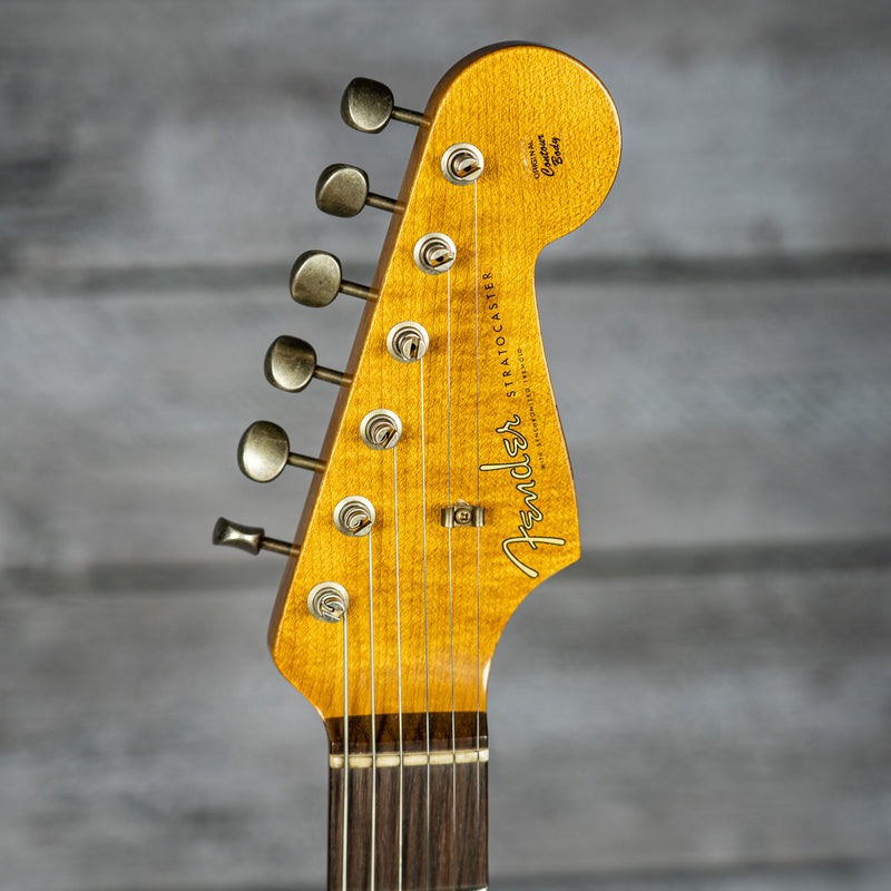 Fender Custom Shop S21 Ltd '61 Stratocaster Heavy Relic - Aged Vintage White over 3-Color Sunburst