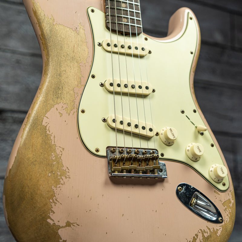 Fender Custom Shop W20 LTD 60/63 Stratocaster Super Heavy Relic - Dirty Shell Pink