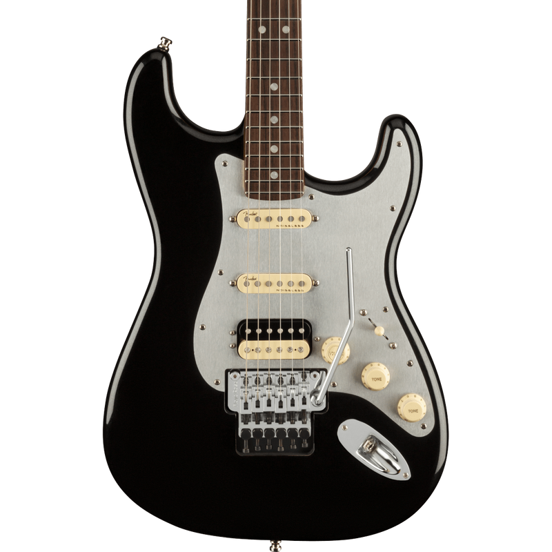 Fender Ultra Luxe Stratocaster Floyd Rose HSS - Rosewood Fingerboard, Mystic Black
