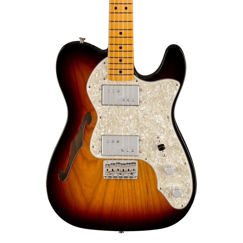 Fender American Vintage II 1972 Telecaster Thinline - Maple Fingerboard, 3-Color Sunburst