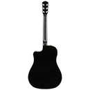 Fender CD-60SCE Dreadnought - Walnut Fingerboard, Black