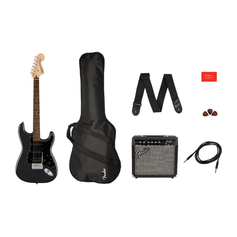 Squier Affinity Series Stratocaster HSS Pack - Gig Bag, Frontman 15G
