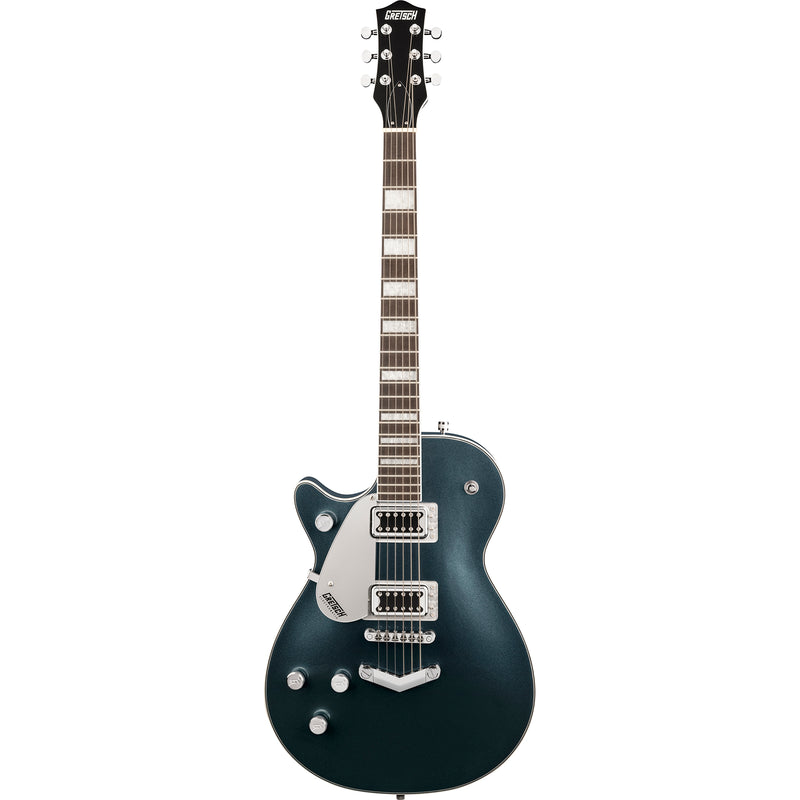 Gretsch G5220LH Electromatic Jet Bt Single-Cut With V-Stoptail - Left-Handed, Laurel Fingerboard, Jade Grey Metallic