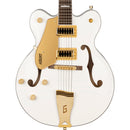 Gretsch G5422GLH Electromatic Classic Hollow Body Double-Cut With Gold Hardware - Left-Handed, Laurel Fingerboard, Snowcrest White