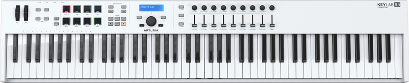 Arturia KeyLab Essential 88 Keyboard Controller (white)
