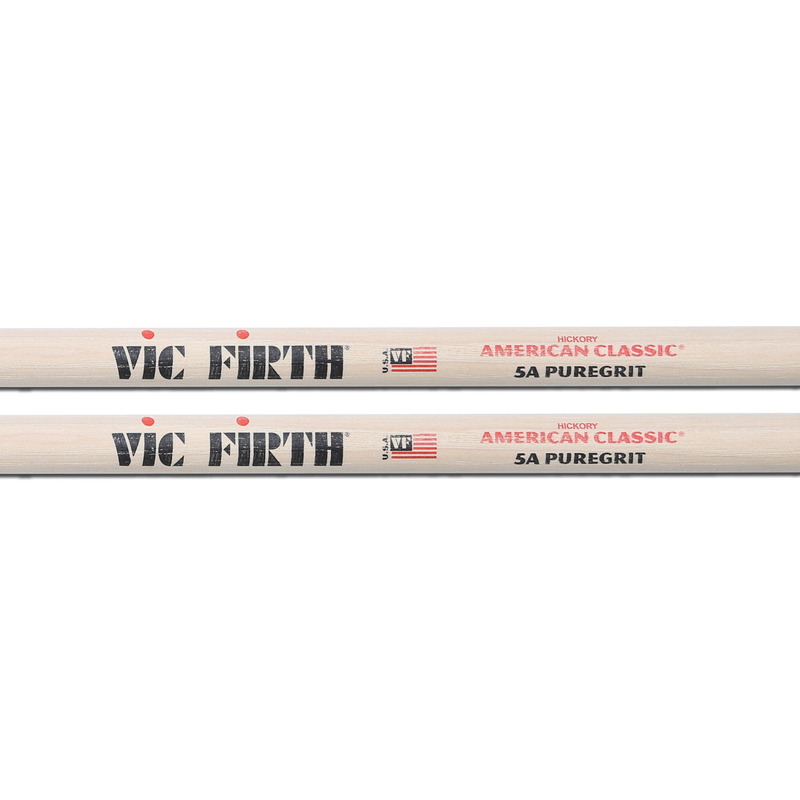Vic Firth American Classic® 5A PureGrit -- No Finish, Abrasive Wood Texture