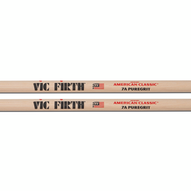 Vic Firth American Classic® 7A PureGrit -- No Finish, Abrasive Wood Texture