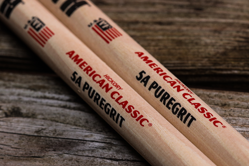 Vic Firth American Classic® 5A PureGrit -- No Finish, Abrasive Wood Texture