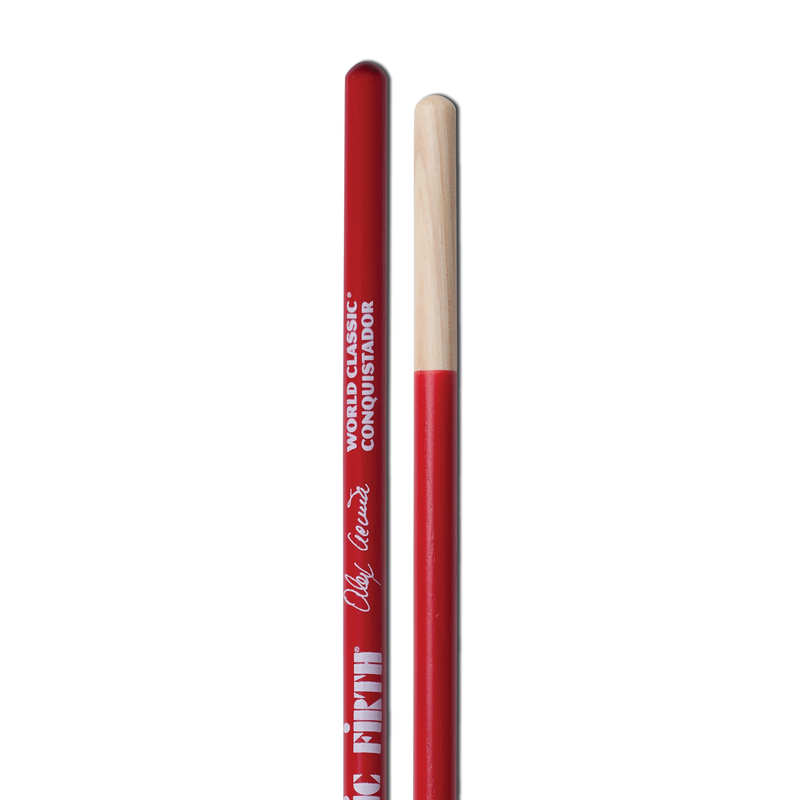 Vic Firth World Classic® -- Alex Acuña Conquistador (red) timbale
