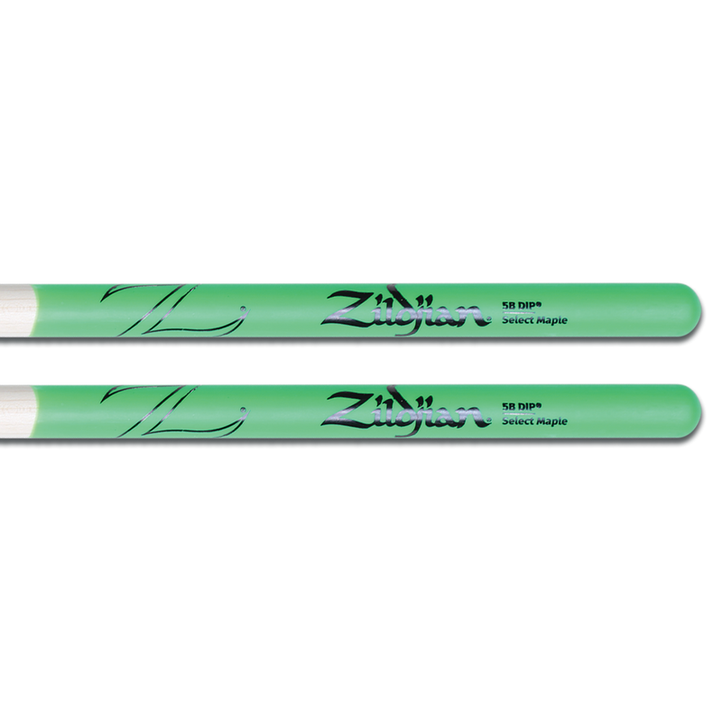 Zildjian 5B Maple Green DIP Drumsticks