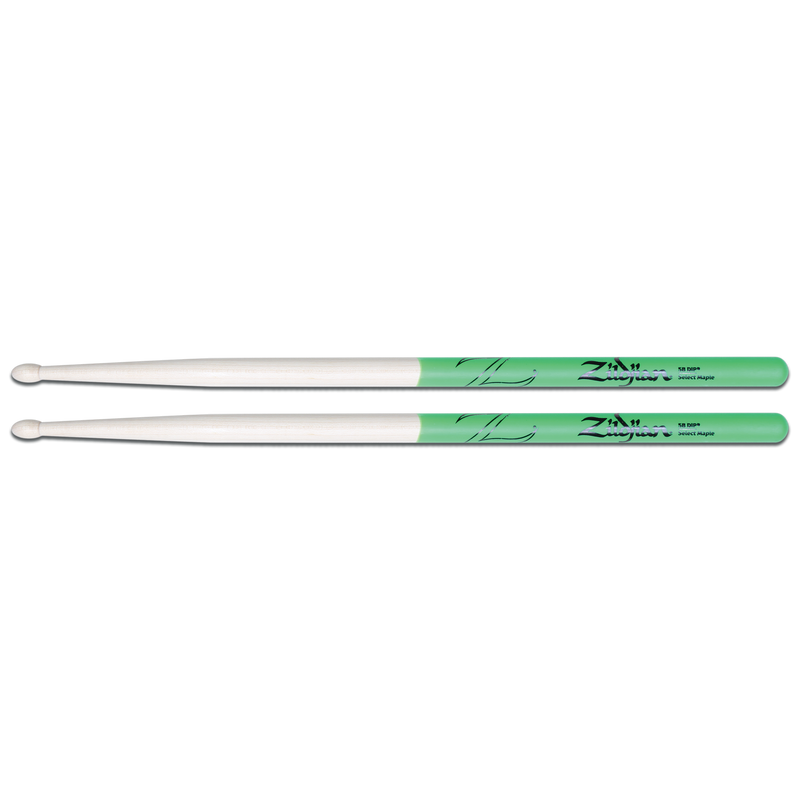 Zildjian 5B Maple Green DIP Drumsticks