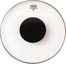 Remo Controlled Sound Clear Drum Head with Black Dot, 12"