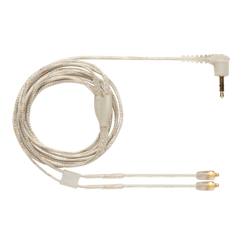 Shure EAC64CL Detachable Earphone Cable, 64" (Clear, Sealable Bag)