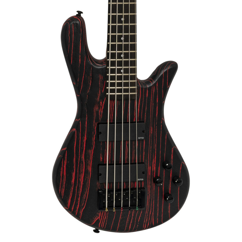 Spector NS Pulse 5 Bass Guitar - Cinder Red