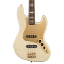 Squier 40th Anniversary Jazz Bass - Gold Edition, Laurel Fingerboard, Olympic White