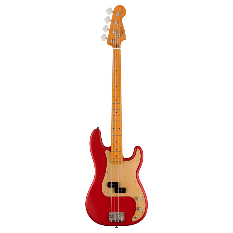 Squier 40th Anniversary Precision Bass - Vintage Edition, Maple Fingerboard, Satin Dakota Red