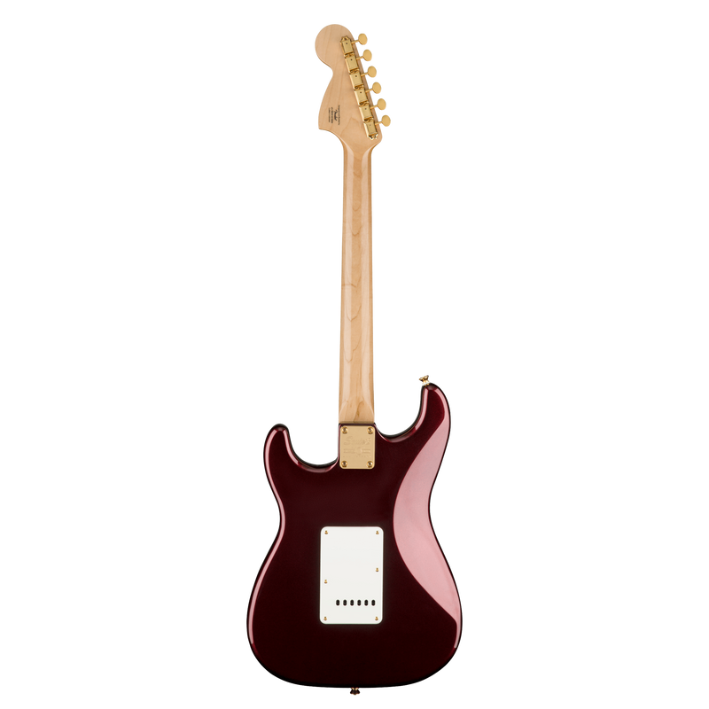 Squier 40th Anniversary Stratocaster - Gold Edition, Laurel Fingerboard, Ruby Red Metallic