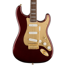 Squier 40th Anniversary Stratocaster - Gold Edition, Laurel Fingerboard, Ruby Red Metallic
