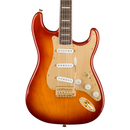 Squier 40th Anniversary Stratocaster - Gold Edition, Laurel Fingerboard, Sienna Sunburst