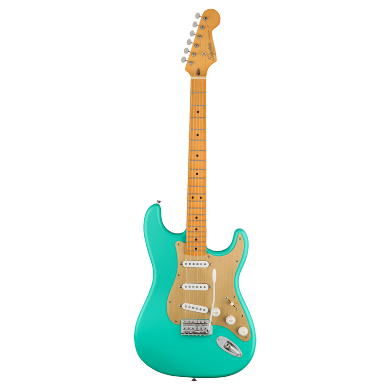 Squier 40th Anniversary Stratocaster - Vintage Edition, Maple Fingerboard, Satin Seafoam Green