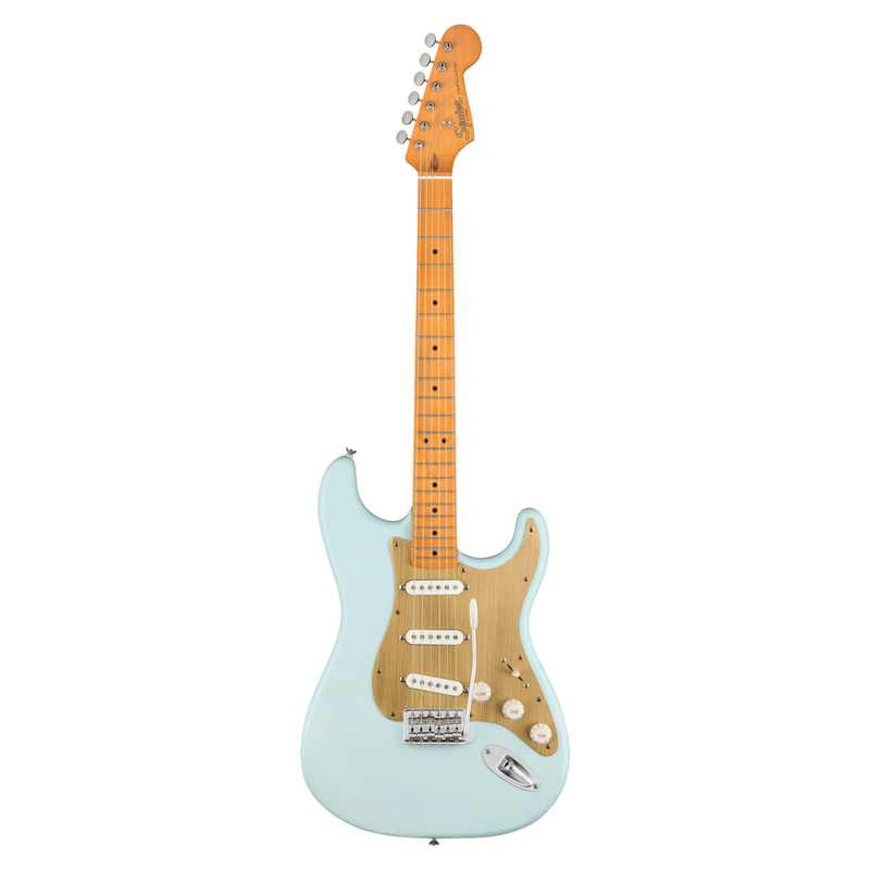 Squier 40th Anniversary Stratocaster - Vintage Edition, Maple Fingerboard, Satin Sonic Blue