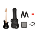 Squier Affinity Series Precision Bass PJ Pack with Gig Bag, Rumble 15 Bass Amp